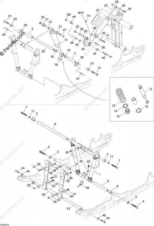 207684544 SCREW-HEX.FLANGE DIN.6921  Болт M8 x 45