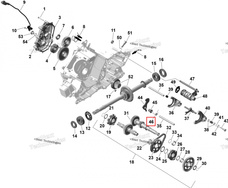 Косозубый пружина Can-Am Outlander 4x4 XT 1000R (2025) (420638185)