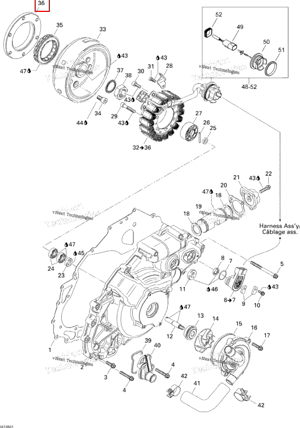 Sprag вариатор корпус Can-Am 420659220