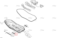Левый Sponson Sea-Doo Spark 900 ACE (2018) (292002008)