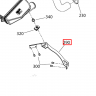 508001053 Кронштейн радиатора Ski-Doo