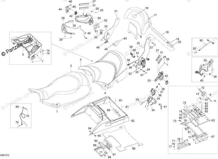 510005722 COVER-FRONT SEAT_ XU13