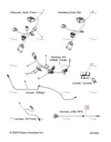 2412818 Жгут USB MFD RZN MODELS W / GPS