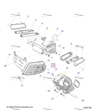 7519045 Винт torx 14 × 3/4