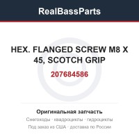 207684586 HEX. FLANGED SCREW M8 X 45, SCOTCH GRIP