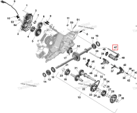 Переключения вал в сборе Can-Am Outlander 4x4 XT 1000R (2025) (420820346)