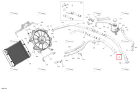 Радиатор шланг Ski-Doo Expedition LE 900 ACE Turbo (2026) (509001449)