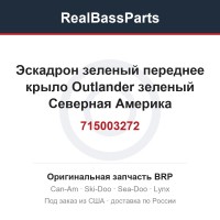 715003272 Эскадрон зеленый переднее крыло Outlander зеленый Северная Америка