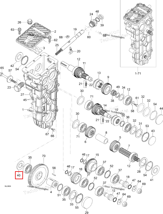 Сальник Ski-Doo Expedition TUV V800 4-TEC (2009) (M614102852)