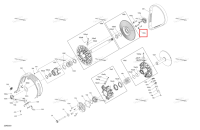Serrated шайба стопорная INT EXT M8 Ski-Doo Summit 850 E-TEC Turbo R X (2024) (250200199)