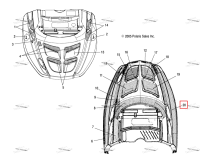 Поролон капот левый Polaris Widetrak LX (2006) (5811607)