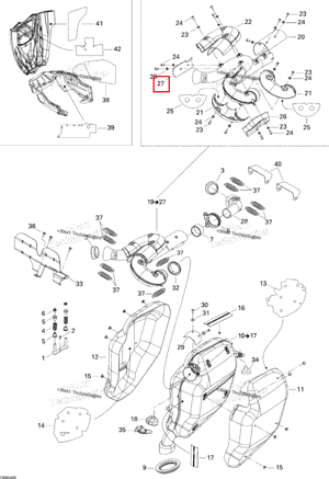 Экран Heat Ski-Doo 514053701