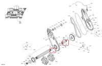 293300291 Кольцо уплотнительное вала привода гусеницы для снегоходов Ski-Doo 293300230