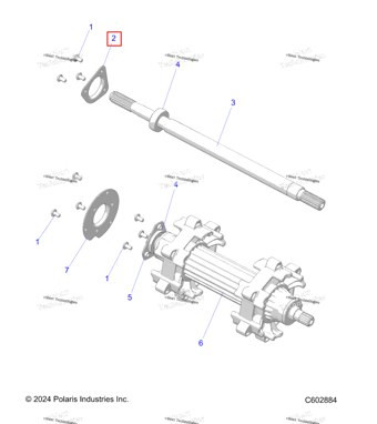 5252738 FLANGETTE 3 болт 0 мм OFFSET OUT