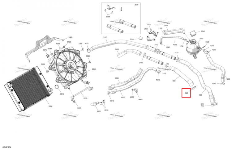 Crimp хомут Ski-Doo Expedition LE 900 ACE Turbo (2026) (293650333)
