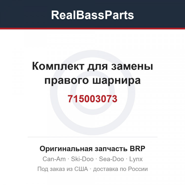 715003073 Комплект для замены правого шарнира