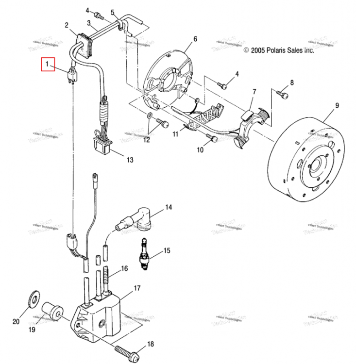 COUPLER Polaris Widetrak LX (2006) (3083909)