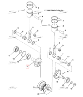 Коленвал 3, PTO Polaris Widetrak LX (2006) (3089531)
