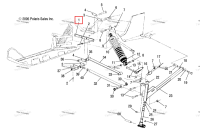 Распорка BULKHEAD Polaris Widetrak LX (2006) (5240349-067)