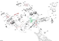 293900157 Крепление винта регулировки передних фар для квадроциклов Can-Am