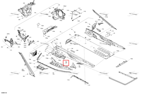 Правый подножка Ski-Doo 518332921