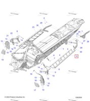 1027896-067 В сборе подножка левый GLBLK включает 4,9 28,30