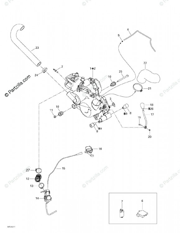 709400142 Ручка газа