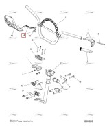 K HANDGUARD MNTS PROTAPER чёрный снежный обратный включает 15, и MOUNTING HDWR Polaris 800 AXYS Pro RMK LE 155 (2017) (2881241-458)