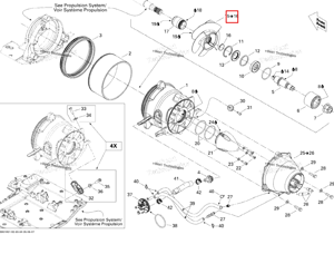 Stainless Steel крыльчатка Sea-Doo 267000507