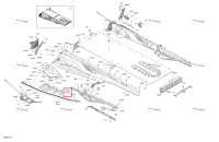 Центральный задний тоннель усилитель Ski-Doo Expedition 850 E-TEC SE (2024) (518334842)
