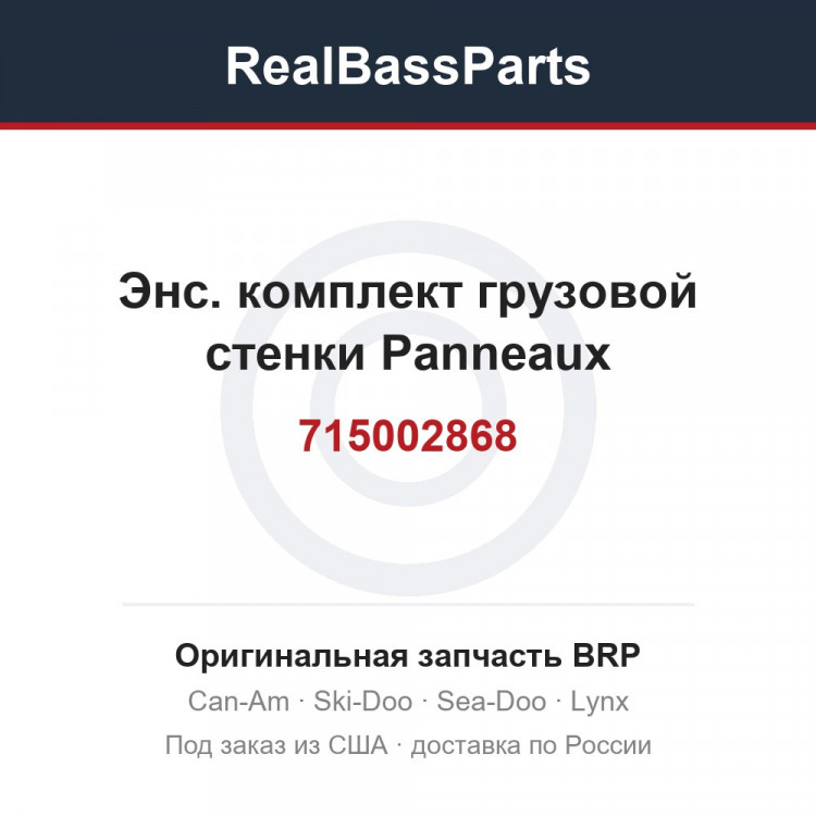 715002868 Энс. комплект грузовой стенки Panneaux