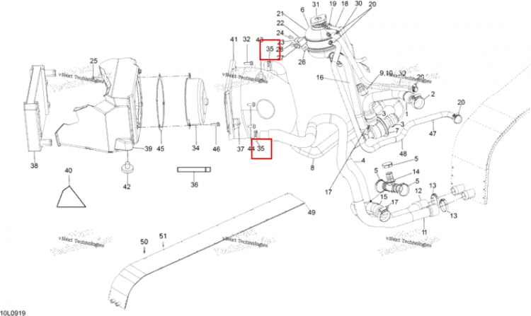 Клипса Ski-Doo Expedition TUV 600 H.O. SDI REV-XU (2009) (M27011)
