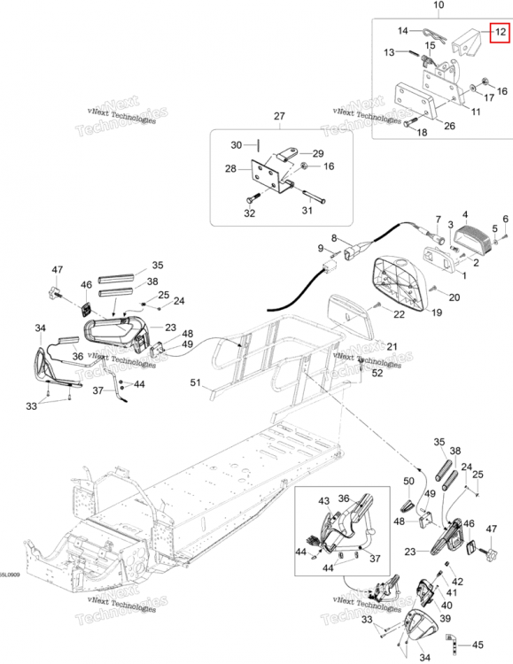 HITCH защита Ski-Doo Expedition TUV V800 4-TEC (2009) (M5440767)