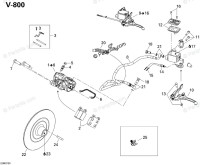 415129172 ENS.GARNITURES *KIT-PADS BRAKE  Колодки тормозные