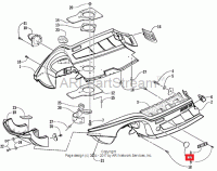 Заглушка резиновая Arctic Cat PLUG,BELLYPAN-2.00 0623-600