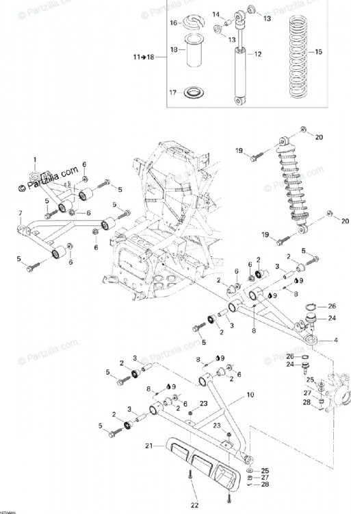 706200365 BRAS INF.GAUCHE*ARM-LOWER L.H.  Рычаг передней подвески, нижний левый