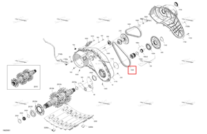 Silent цепь 84 Links Ski-Doo 504154607