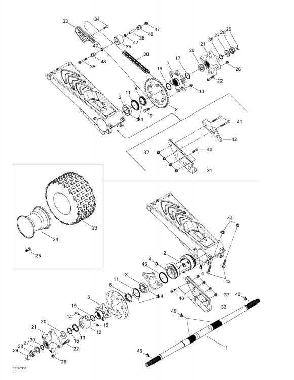 205504087 Винт с головкой под торцевой ключ M10 X 40, Scotch Grip