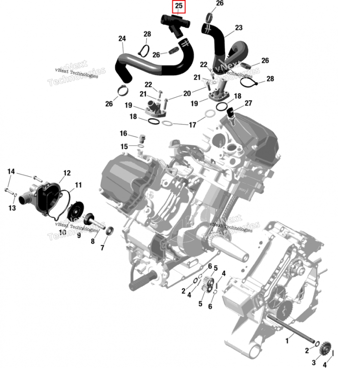 Штыревой разъём Can-Am Commander MAX 1000R EFI XT (2024) (420201102)