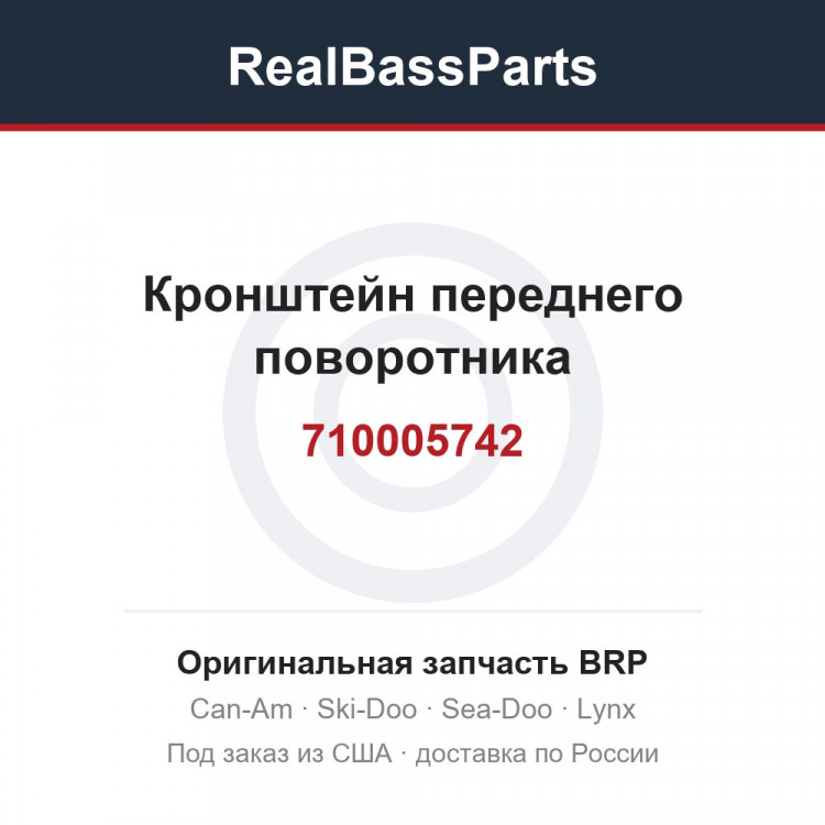 710005742 Кронштейн переднего поворотника
