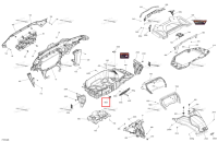 Корпус крышка Can-Am Outlander 4x4 XT 1000R (2025) (705014660)