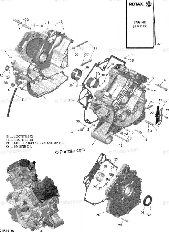 420066025 Длинный блок, 650EFI