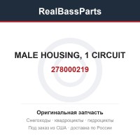 278000219 MALE HOUSING, 1 CIRCUIT