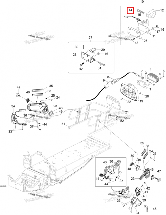 Cheville штифт Ski-Doo Expedition TUV V800 4-TEC (2009) (M41029)