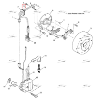 Жгут провод включает 2 Polaris Widetrak LX (2006) (3087007)
