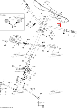 Руль защита Can-Am 703100251