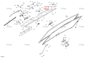 Radio опора комплект Can-Am 715008390