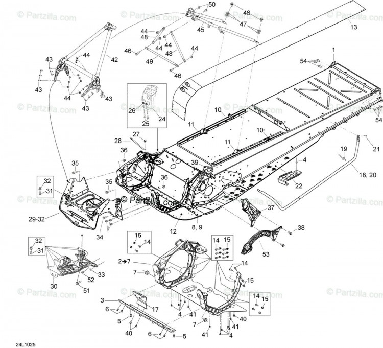 518326464 Toe Hook LH  Упор подножки, левый