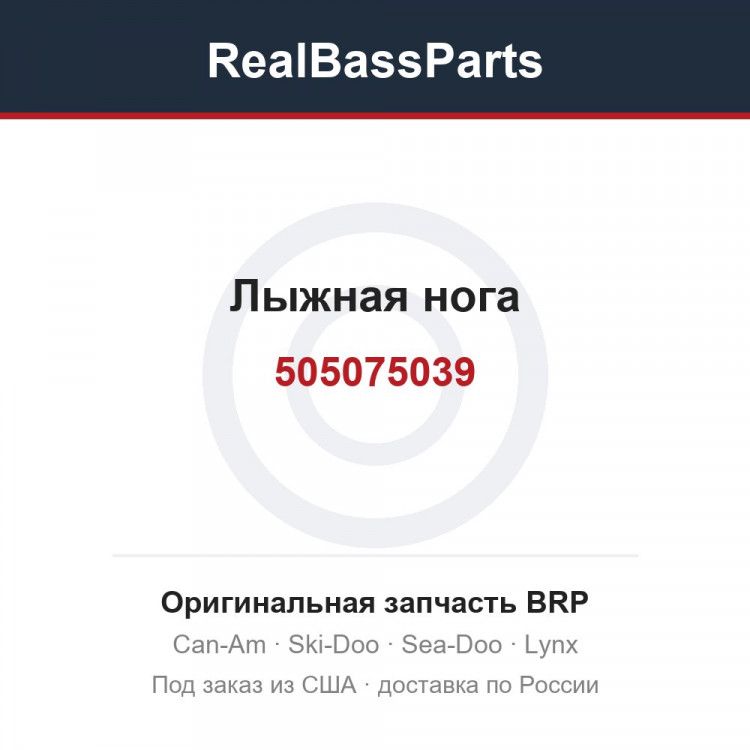 505075039 Лыжная нога