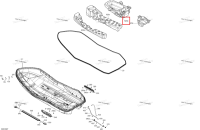 Передний поплавок Sea-Doo Spark 900 ACE (2018) (292001439)